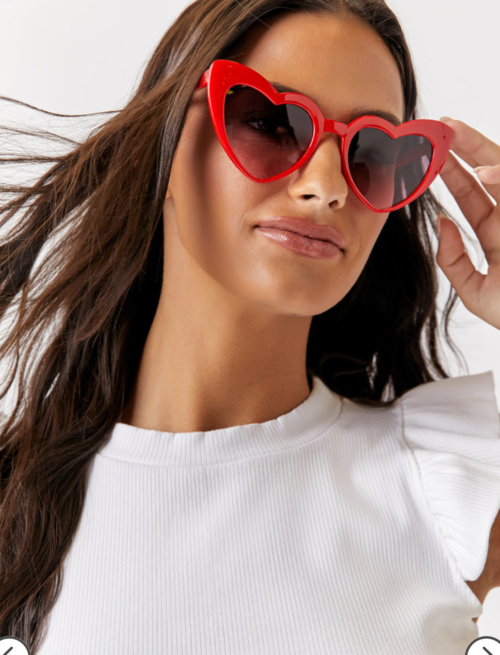 Cora Vintage Heart Sunglasses
