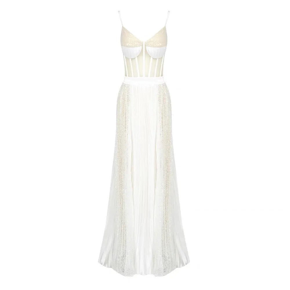 Phyllis White Gown