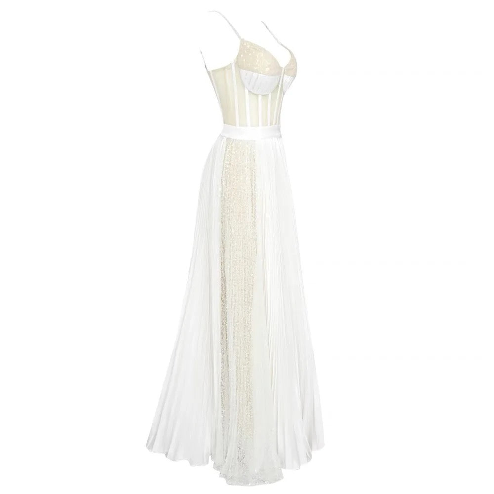 Phyllis White Gown