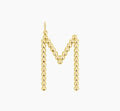Calais Beaded Initial Charm Pendant