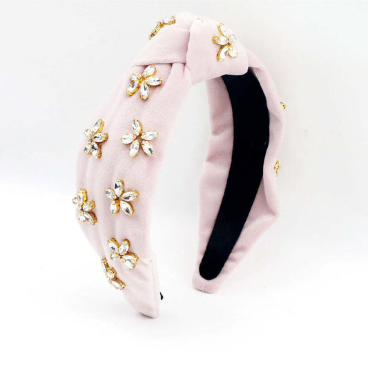 Francesca Jeweled Knotted Headband