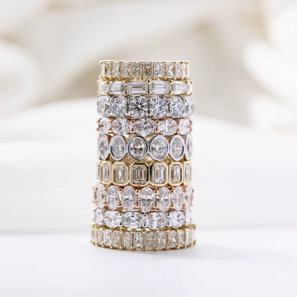 Fancy Oval Eternity Band