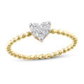 Calais Beaded Heart Ring