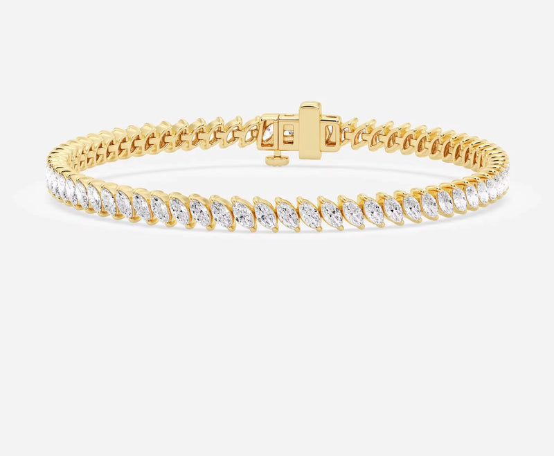 Fancy Marquise Tennis Bracelet