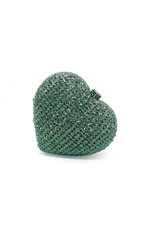 Priti Crystal Emerald Heart