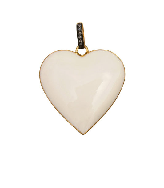 Enamel Heart Pendant