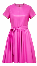 Tabitha Leather Dress