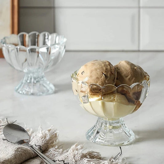 Scalloped Mini Footed bowl