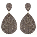Diamond Teardrop Pave Earrings