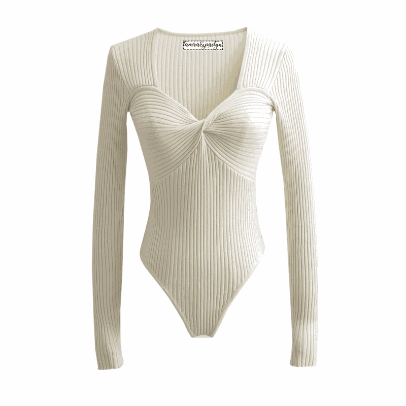 Kierra Twist Knit Bodysuit