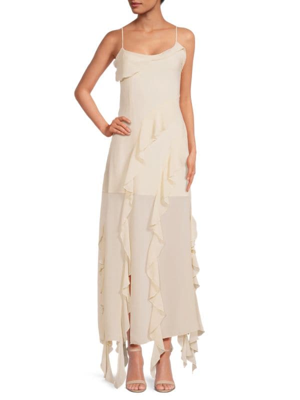 Susana Ruffle Maxi Dress