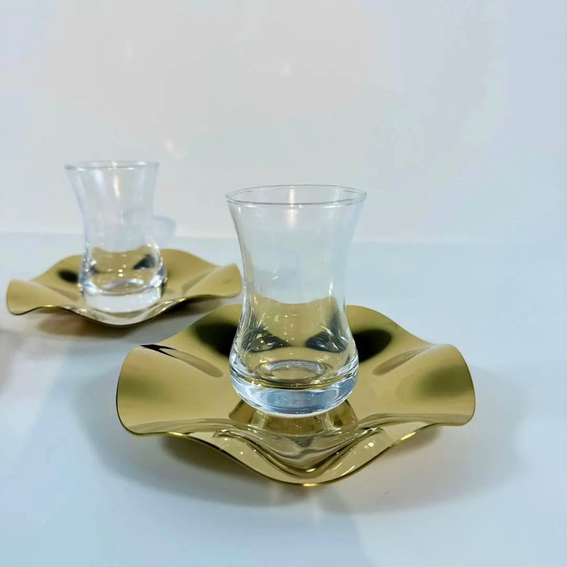 Jovi Stainless Steel Coasters - Gold