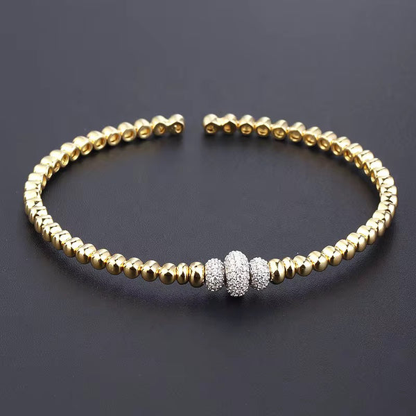 Calais Beaded Cuff Bracelet