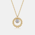 Calais Beaded Solitaire pendant