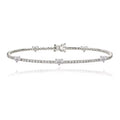 Fancy Five Heart Tennis Bracelet
