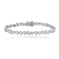 Fancy Bezel Set Multi-Shape Tennis Bracelet