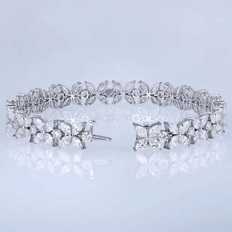 Florence Multi-Flower Tennis Bracelet