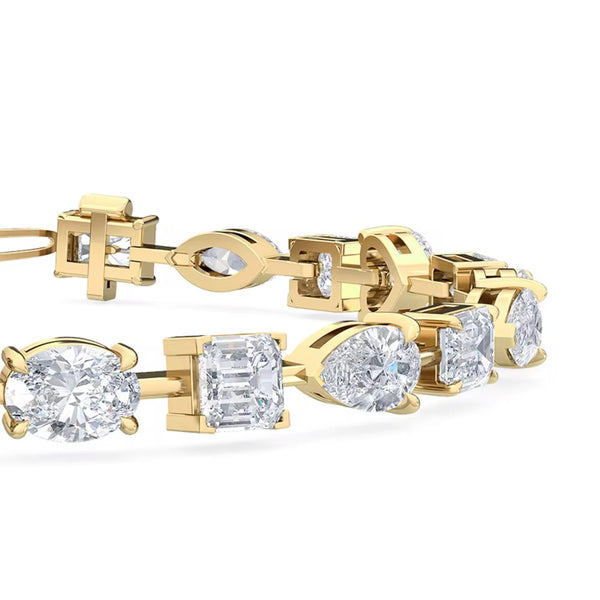Fancy Multi-Shape Tennis Bracelet