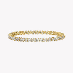 Fancy Two-Way Pear Tennis Bracelet