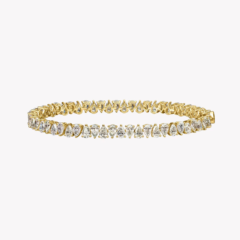Fancy Two-Way Pear Tennis Bracelet