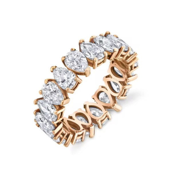 Fancy Two-Way Pear Shape Eternity Band