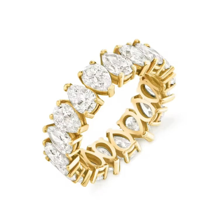 Fancy Two-Way Pear Shape Eternity Band