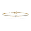 Fancy Single Shape Tennis Bracelet