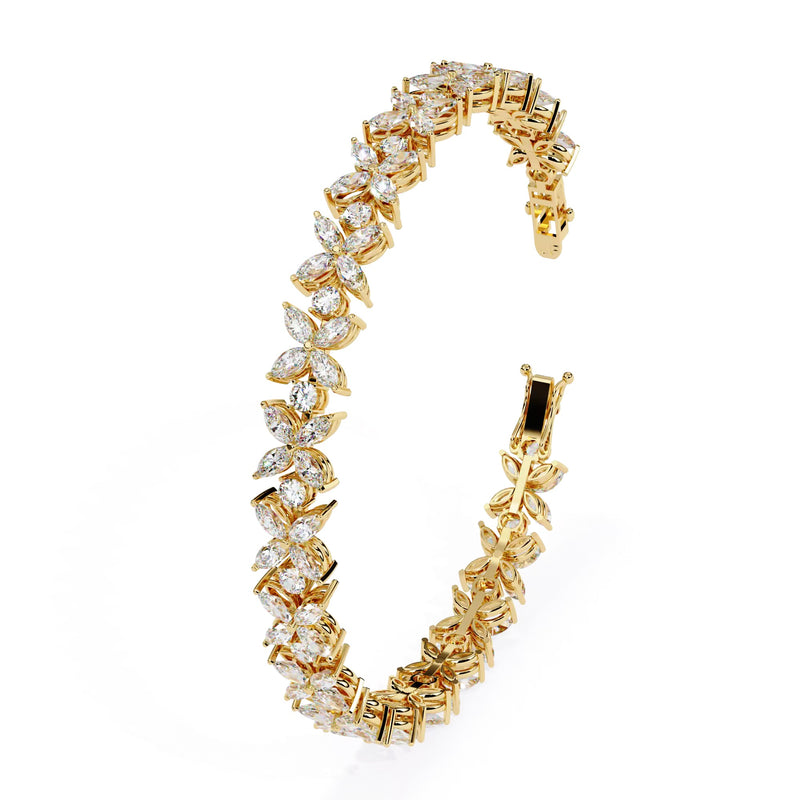 Florence Multi-Flower Tennis Bracelet