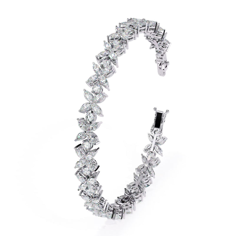 Florence Multi-Flower Tennis Bracelet