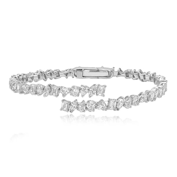 Fancy Multi-Shape Cuff Bracelet