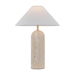 Cyra Travertine Table Lamp