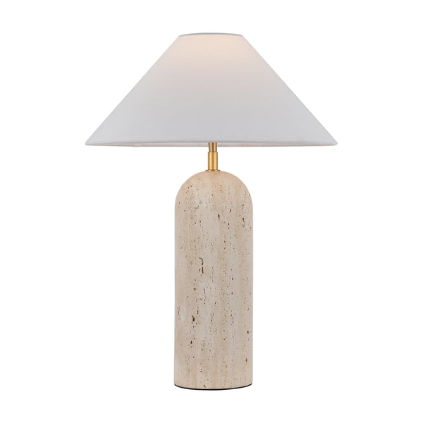 Cyra Travertine Table Lamp