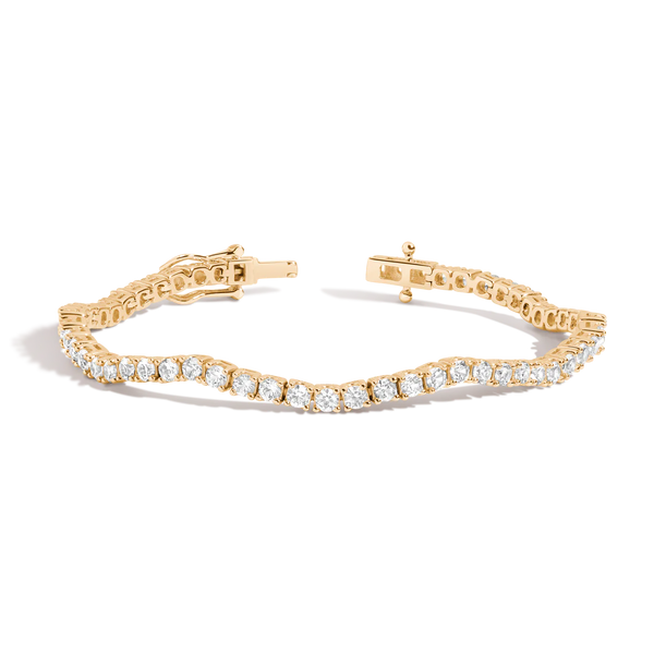 Fancy Scalloped Tennis Bracelet