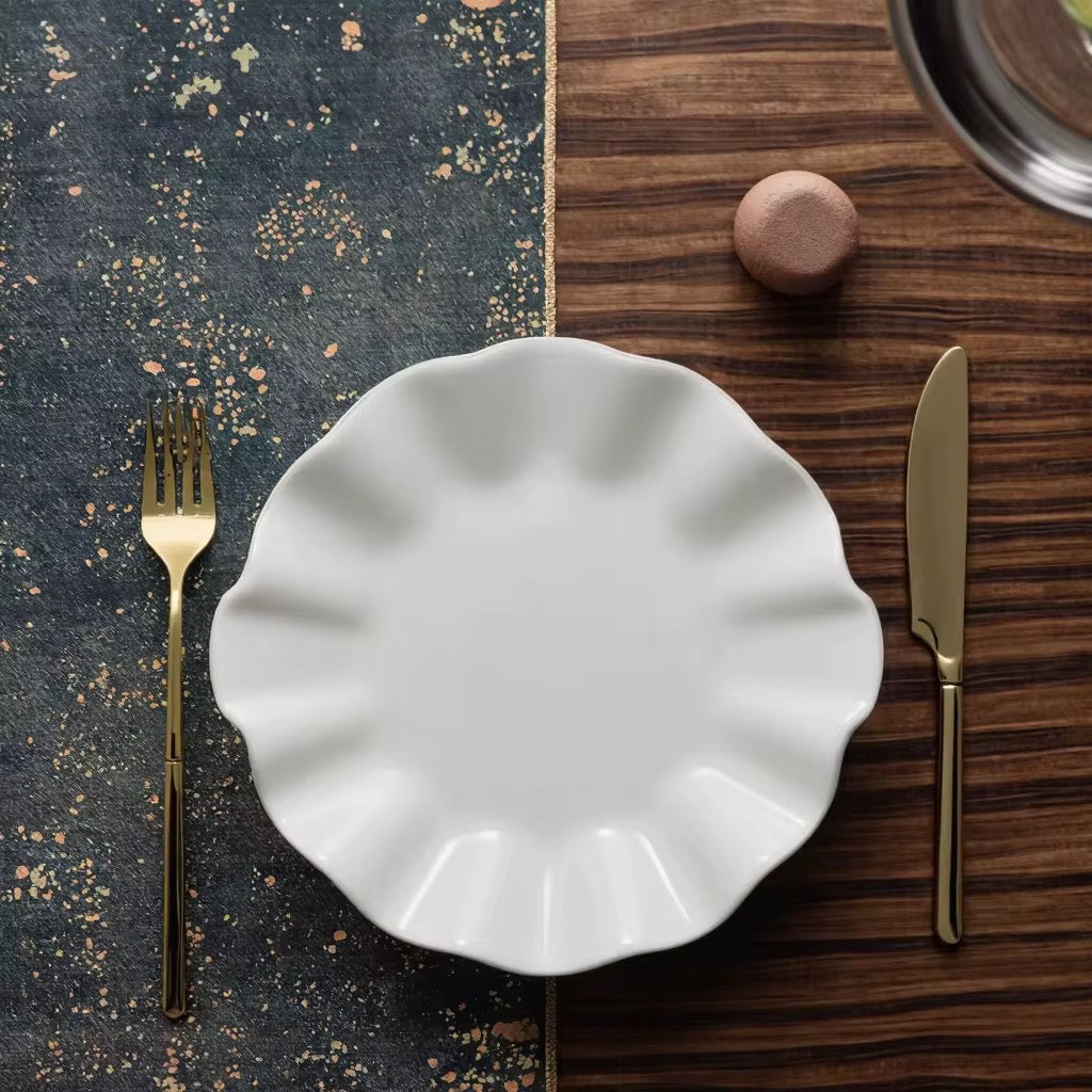 Chantal Ruffle Dinner Plates