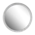 Ceri Round Alabaster Wall Mirror Light