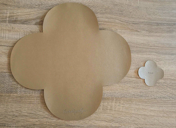 T&P Designer Clover Coasters- Set of 4