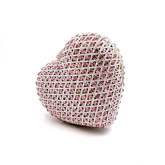 Priti Crystal Pink Heart