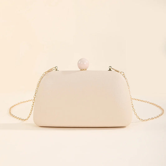 Zaria Apricot Clutch