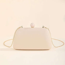 Zaria Apricot Clutch