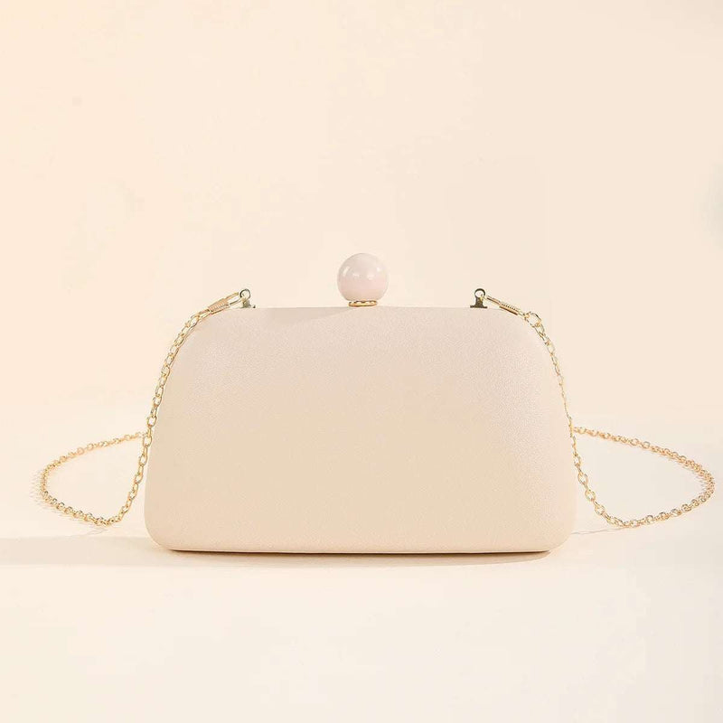 Zaria Apricot Clutch